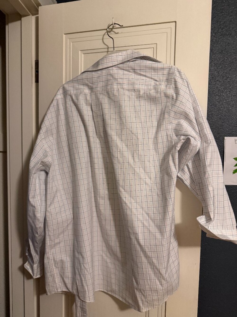 L.L. Bean Men’s Wrinkle-Resistant Dress Shirt - Traditional Fit - Windowpane Pla